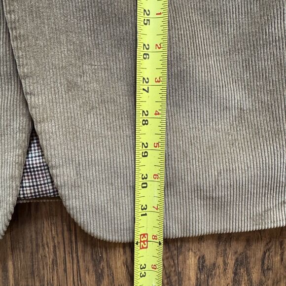 Saddlebred Corduroy Blazer Brown 2 Button Jacket Sport Coat Mens Size 44R - Picture 14 of 14